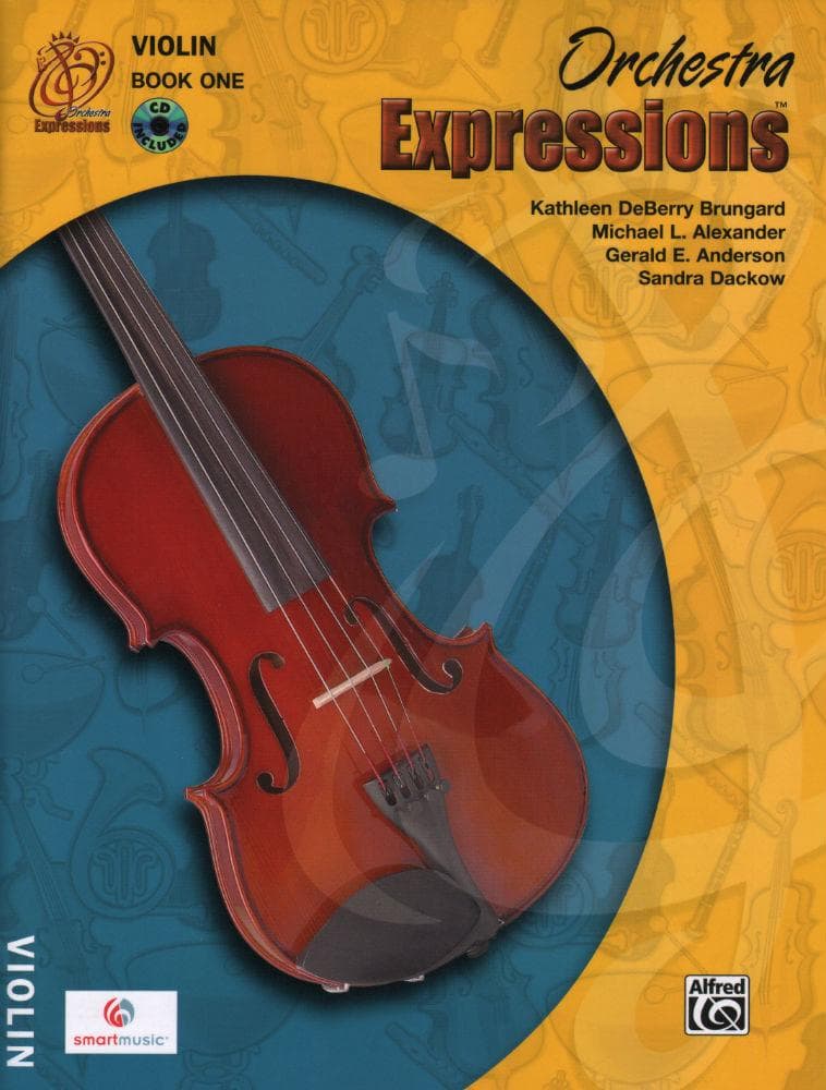 Orchestra Expressions Book 1, Violin Book and CD By Kathleen Brungard and Gerald E Anderson Published by Alfred Music Publishing