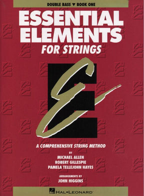 Essential Elements for Strings, Book 1 - Bass - by Allen/Gillespie/Hayes - Hal Leonard Publication