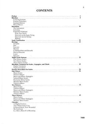 Essentials For Strings - A Systematic Approach to Technical Development for Double Bass by Gerald Anderson