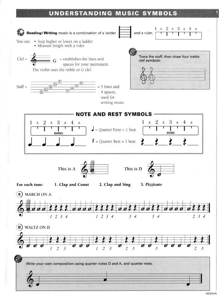 New Directions for Strings, Violin Book 1 - Published by the FJH Music Company Inc