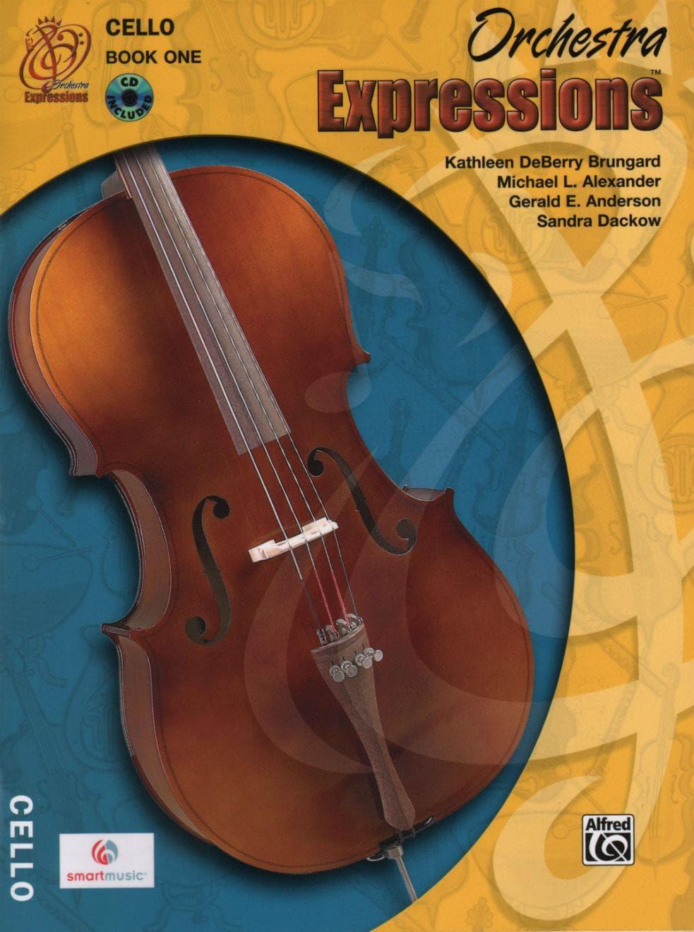 Orchestra Expressions Book 1, Cello Book and CD By Kathleen Brungard and Gerald E Anderson Published by Alfred Music Publishing